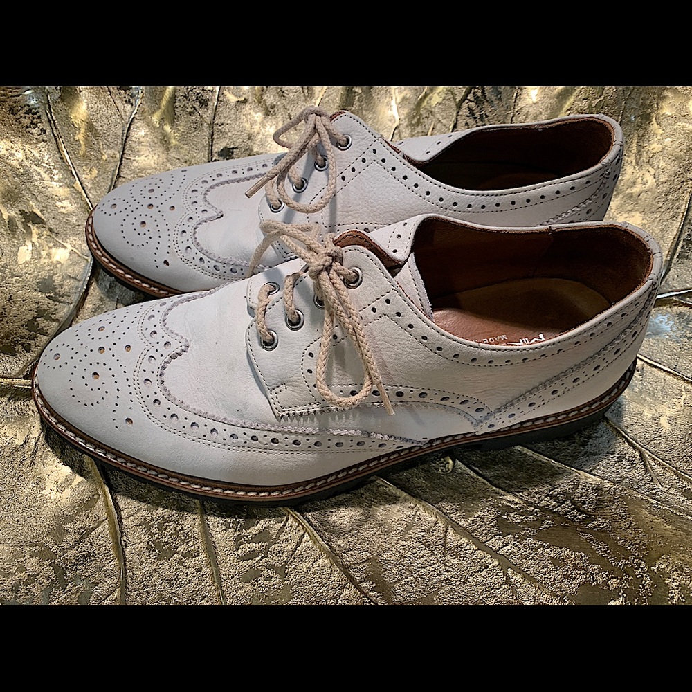 Mike Konos Made in Italy white Boots 9.5